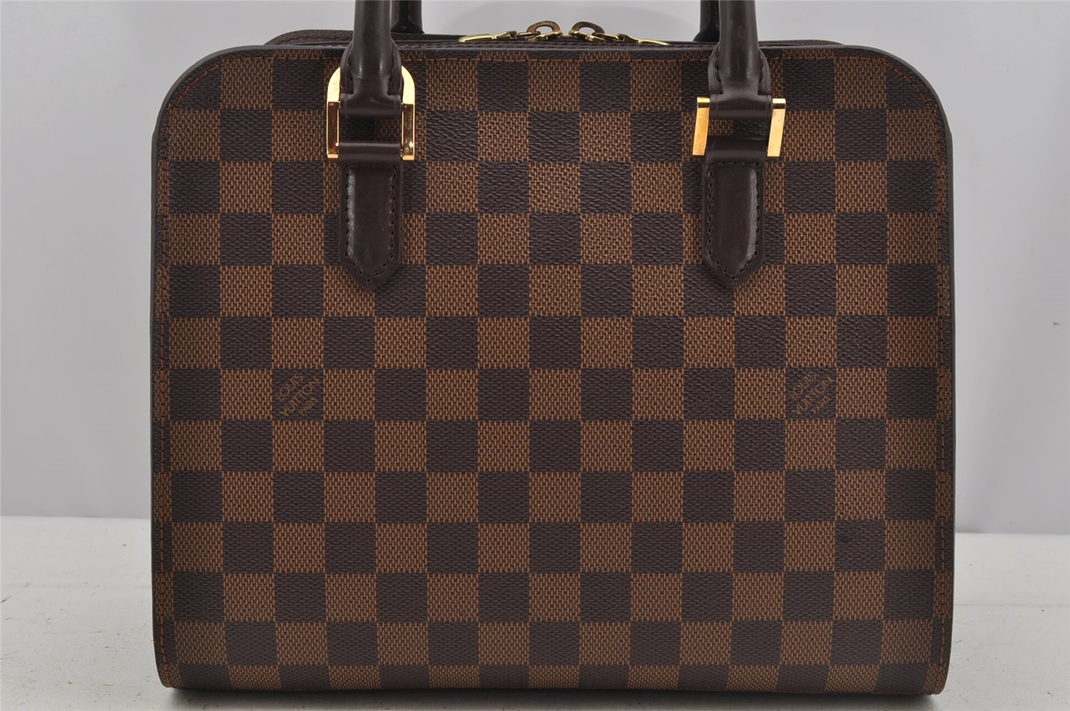 Authentic Louis Vuitton Vintage Damier Triana Hand Bag Purse N51155 LV 3985J