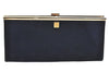 Authentic Christian Dior Vintage Clutch Hand Bag Purse Nylon Navy CD Junk 3986J