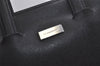 Authentic BURBERRY Vintage Leather BriefCase Business Bag Black 3986K