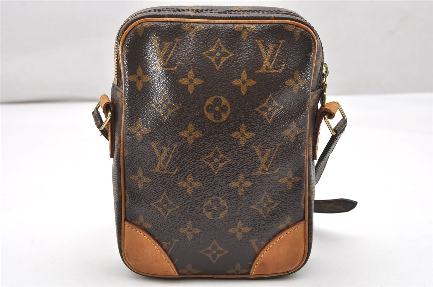 Authentic Louis Vuitton Monogram Danube Shoulder Cross Body Bag M45266 LV 3987K