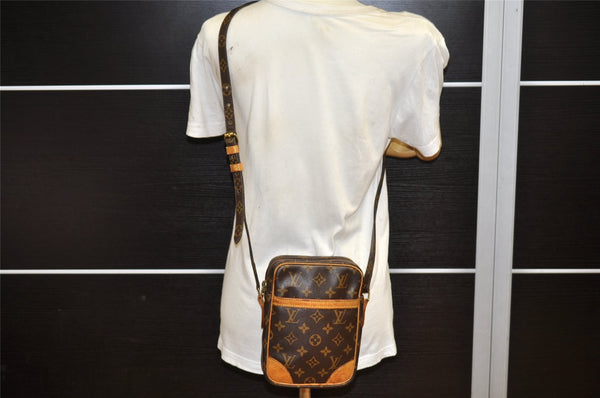 Authentic Louis Vuitton Monogram Danube Shoulder Cross Body Bag M45266 LV 3987K