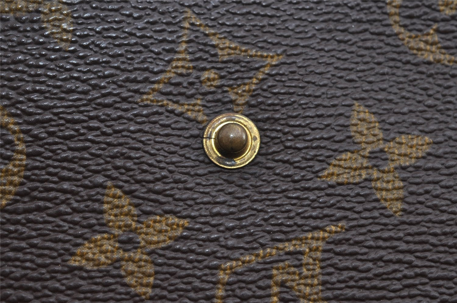 Auth Louis Vuitton Monogram Pochette Double Rabat Clucth Bag M51815 Junk 3990I