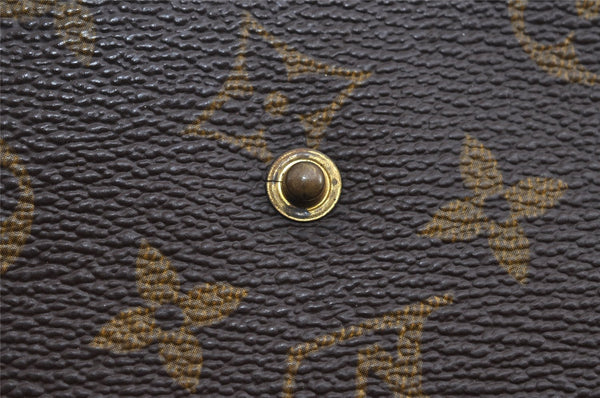 Auth Louis Vuitton Monogram Pochette Double Rabat Clucth Bag M51815 Junk 3990I