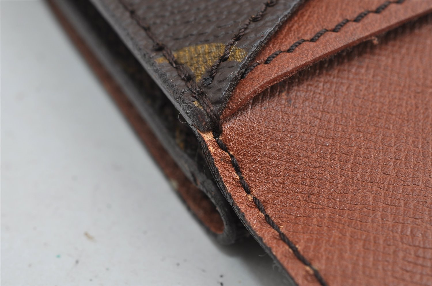 Auth Louis Vuitton Monogram Pochette Double Rabat Clucth Bag M51815 Junk 3990I