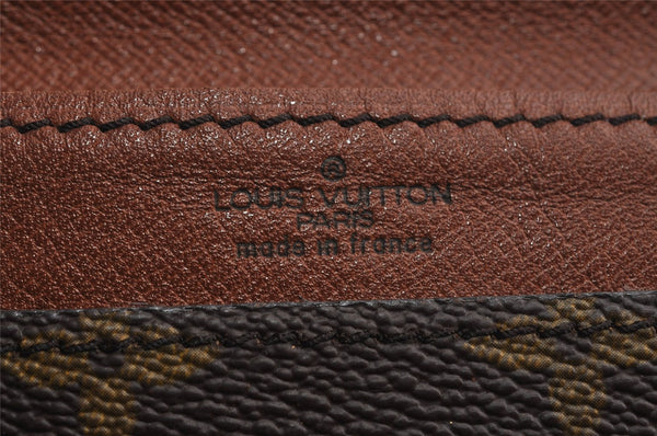 Auth Louis Vuitton Monogram Pochette Double Rabat Clucth Bag M51815 Junk 3990I