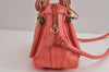 Authentic Chloe Vintage Paraty 2Way Shoulder Hand Bag Purse Leather Pink 3990J