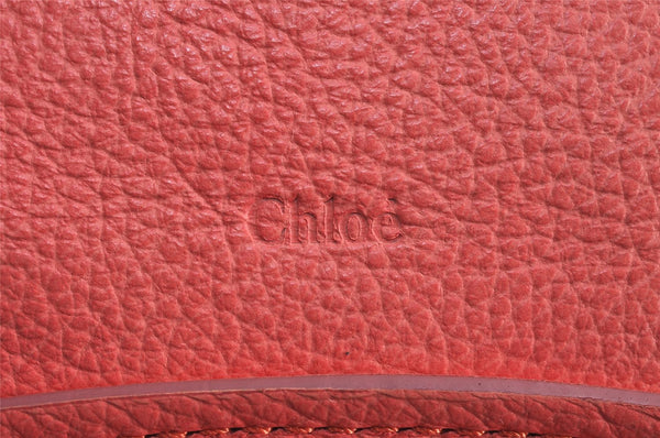 Authentic Chloe Vintage Paraty 2Way Shoulder Hand Bag Purse Leather Pink 3990J