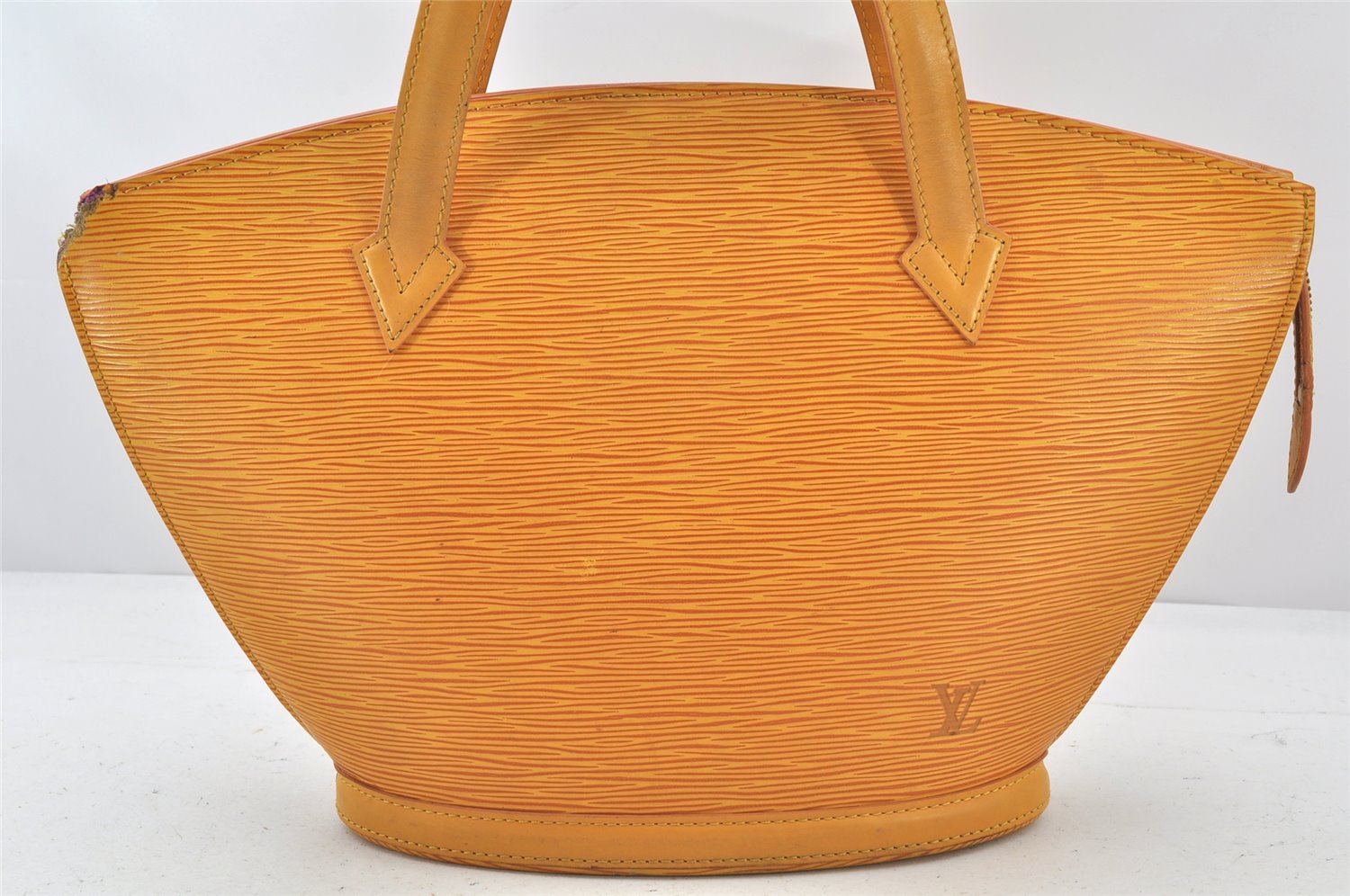 Authentic Louis Vuitton Epi Saint Jacques Hand Bag Yellow M52279 LV 3990K