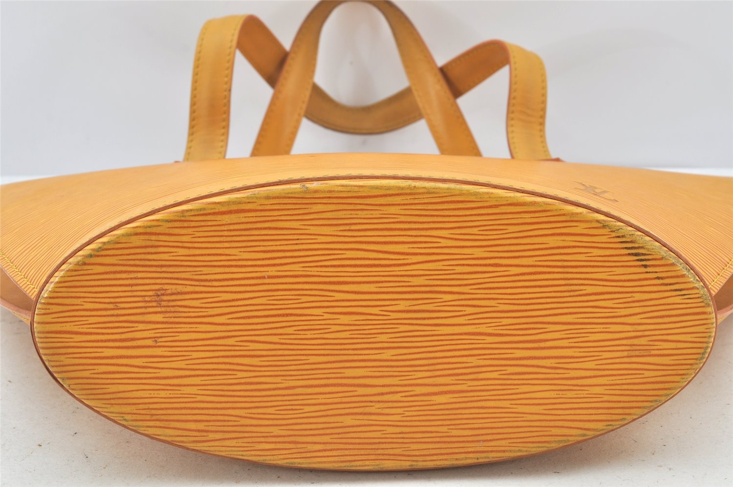 Authentic Louis Vuitton Epi Saint Jacques Hand Bag Yellow M52279 LV 3990K