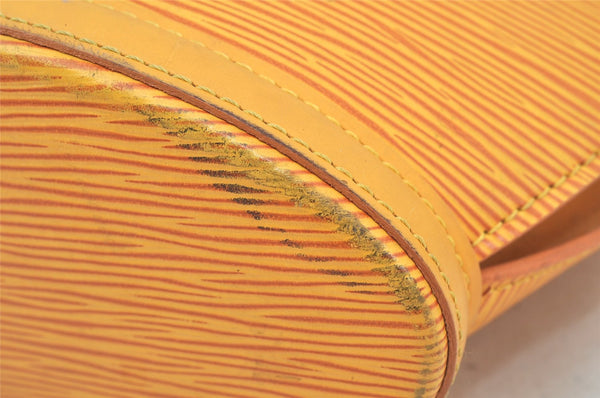 Authentic Louis Vuitton Epi Saint Jacques Hand Bag Yellow M52279 LV 3990K