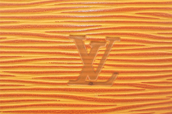 Authentic Louis Vuitton Epi Saint Jacques Hand Bag Yellow M52279 LV 3990K