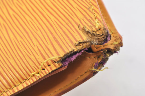 Authentic Louis Vuitton Epi Saint Jacques Hand Bag Yellow M52279 LV 3990K