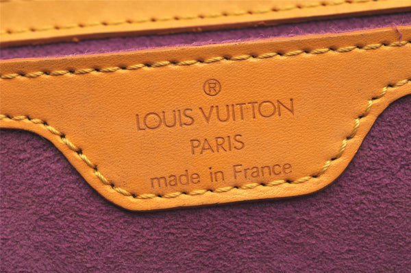 Authentic Louis Vuitton Epi Saint Jacques Hand Bag Yellow M52279 LV 3990K