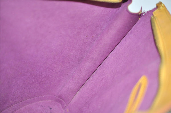 Authentic Louis Vuitton Epi Saint Jacques Hand Bag Yellow M52279 LV 3990K