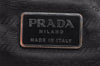 Authentic PRADA Vintage Nylon Tessuto Hand Bag Black 3991I