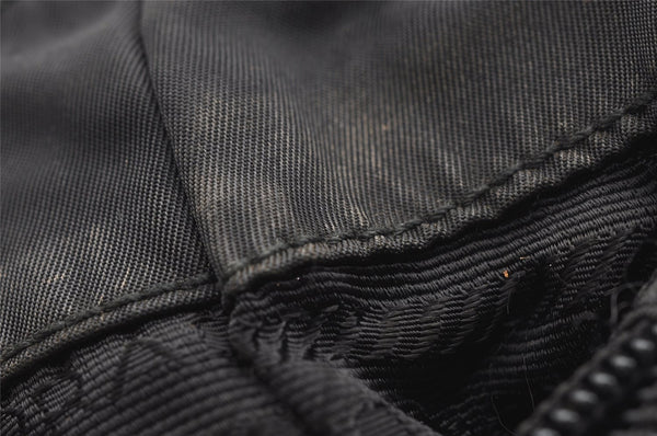 Authentic PRADA Vintage Nylon Tessuto Hand Bag Black 3991I