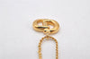 Authentic Christian Dior Gold Tone Chain Pendant Necklace CD 3992K