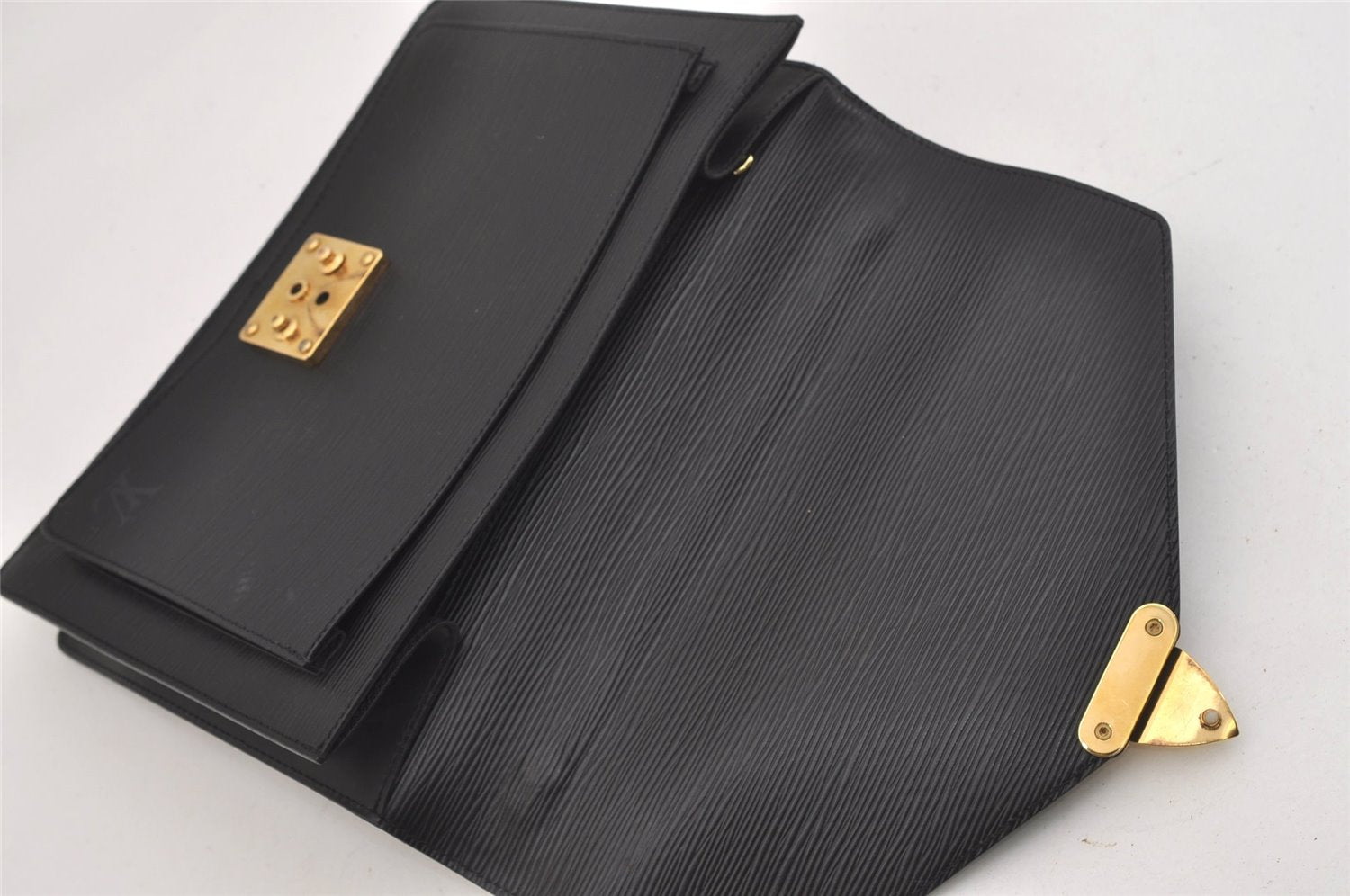 Authentic Louis Vuitton Epi Monceau 2Way Shoulder Hand Bag Black M52122 LV 3994J