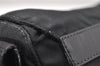 Authentic PRADA Nylon Tessuto Leather Shoulder Cross Body Bag Purse Black 3994K