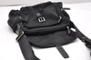 Authentic PRADA Nylon Tessuto Leather Shoulder Cross Body Bag Purse Black 3994K