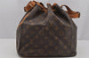 Authentic Louis Vuitton Monogram Petit Noe M42226 Shoulder Drawstring Bag 3995J