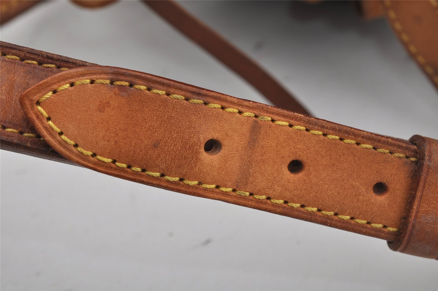 Authentic Louis Vuitton Monogram Petit Noe M42226 Shoulder Drawstring Bag 3995J