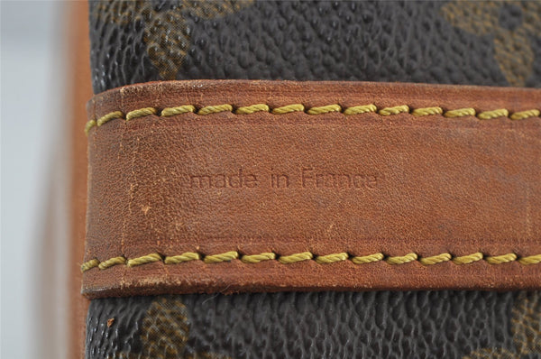 Authentic Louis Vuitton Monogram Petit Noe M42226 Shoulder Drawstring Bag 3995J