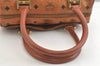 Authentic MCM Vintage Visetos Leather 2Way Shoulder Hand Bag Purse Brown 3995K