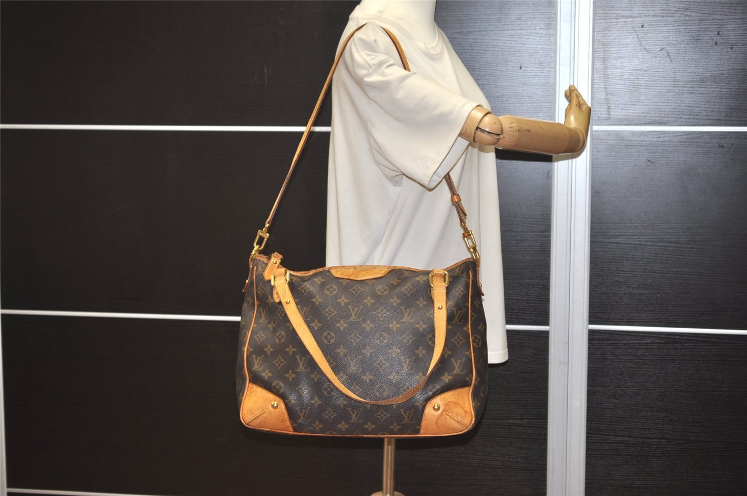 Authentic Louis Vuitton Monogram Estrela MM M41232 2Way Shoulder Hand Bag 3996J