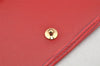 Authentic Louis Vuitton Epi Porte Monnaie Billets Cartes Credit Wallet Red 3997I