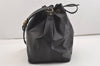 Authentic Louis Vuitton Epi Petit Noe Shoulder Drawstring Bag M59012 Black 3997J
