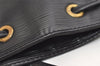 Authentic Louis Vuitton Epi Petit Noe Shoulder Drawstring Bag M59012 Black 3997J