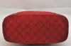 Authentic GUCCI Shoulder Hand Bag Purse GG Canvas Enamel 0014204 Red 3997K