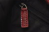 Authentic GUCCI Shoulder Hand Bag Purse GG Canvas Enamel 0014204 Red 3997K