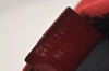 Authentic GUCCI Shoulder Hand Bag Purse GG Canvas Enamel 0014204 Red 3997K