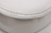 Authentic CELINE Vintage Shoulder Cross Body Bag Purse Leather White 3998K