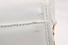 Authentic CELINE Vintage Shoulder Cross Body Bag Purse Leather White 3998K