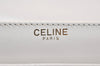 Authentic CELINE Vintage Shoulder Cross Body Bag Purse Leather White 3998K