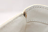 Authentic CELINE Vintage Shoulder Cross Body Bag Purse Leather White 3998K