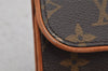 Auth Louis Vuitton Monogram Pochette Florentine Pouch Waist Bag M51855 LV 3999J