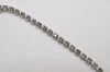 Authentic Christian Dior Chain Bracelet Rhinestone Silver Tone CD 3999K
