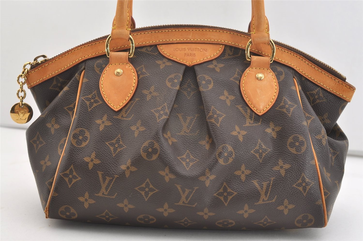 Authentic Louis Vuitton Monogram Tivoli PM Hand Tote Bag Purse M40143 LV 4000J