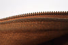 Authentic MCM Vintage Visetos Leather Shoulder Cross Body Bag Purse Brown 4001I