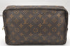 Auth Louis Vuitton Monogram Trousse Toilette 28 Clutch Bag M47522 Junk 4002K
