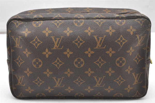 Auth Louis Vuitton Monogram Trousse Toilette 28 Clutch Bag M47522 Junk 4002K