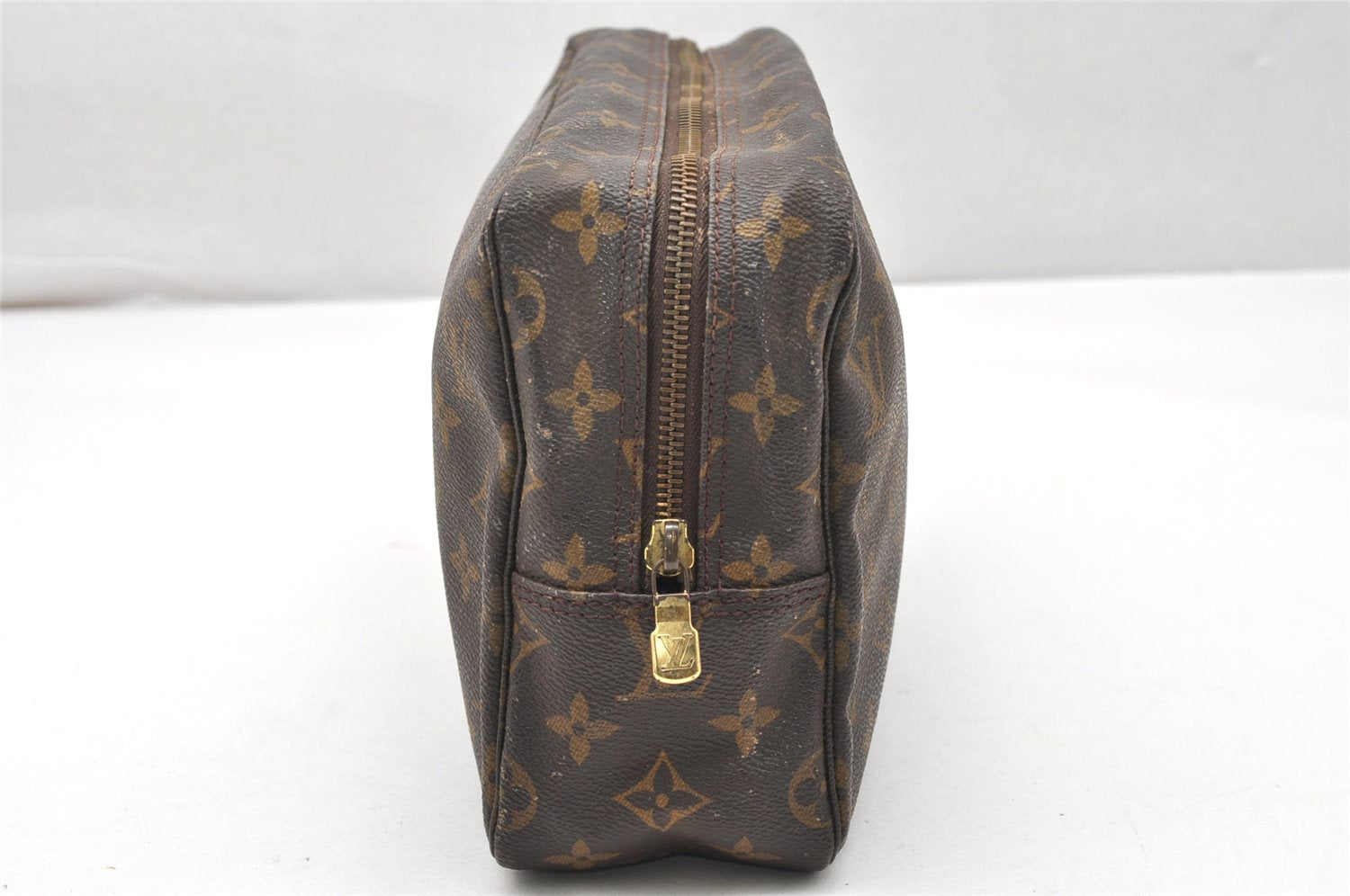 Auth Louis Vuitton Monogram Trousse Toilette 28 Clutch Bag M47522 Junk 4002K
