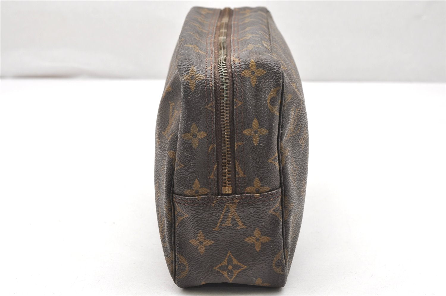 Auth Louis Vuitton Monogram Trousse Toilette 28 Clutch Bag M47522 Junk 4002K