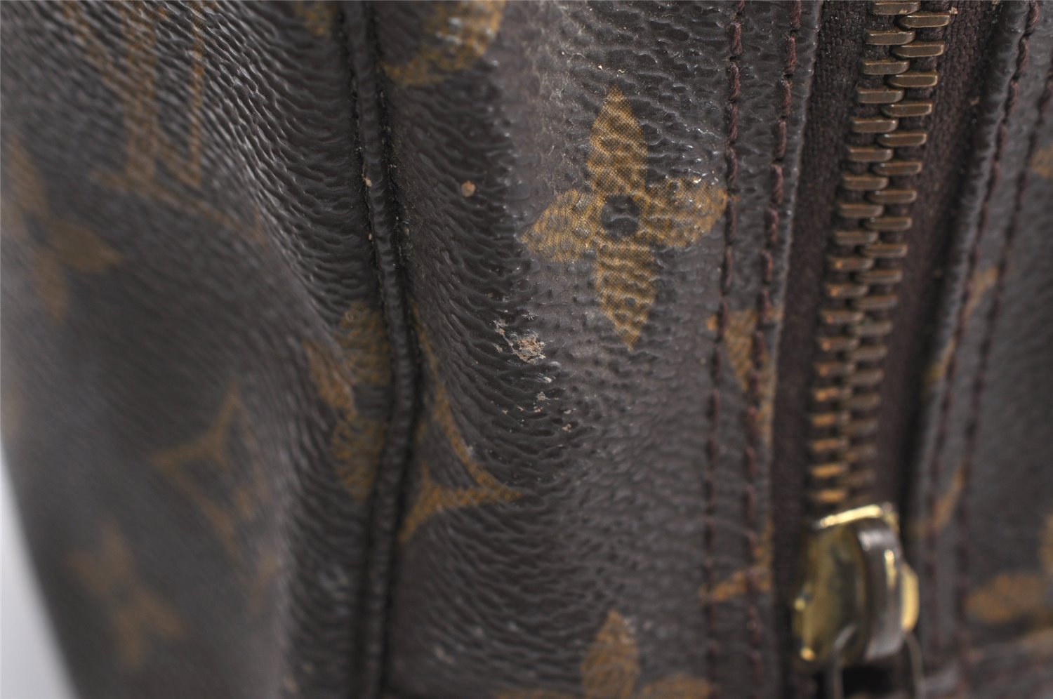 Auth Louis Vuitton Monogram Trousse Toilette 28 Clutch Bag M47522 Junk 4002K