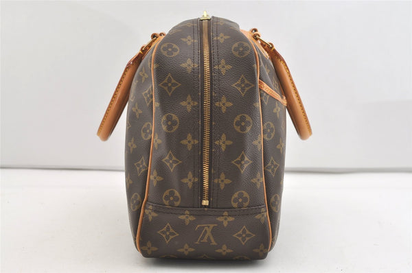 Authentic Louis Vuitton Monogram Deauville Hand Bag M47270 LV 4003J