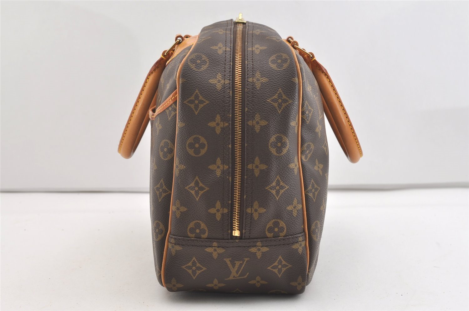 Authentic Louis Vuitton Monogram Deauville Hand Bag M47270 LV 4003J